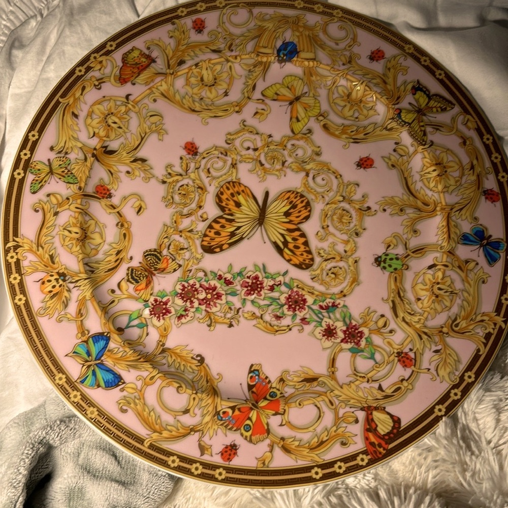 Versace Butterfly garden collection Charger